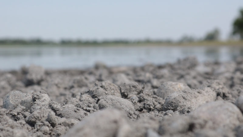 Bald kein Wasser mehr im Zicksee