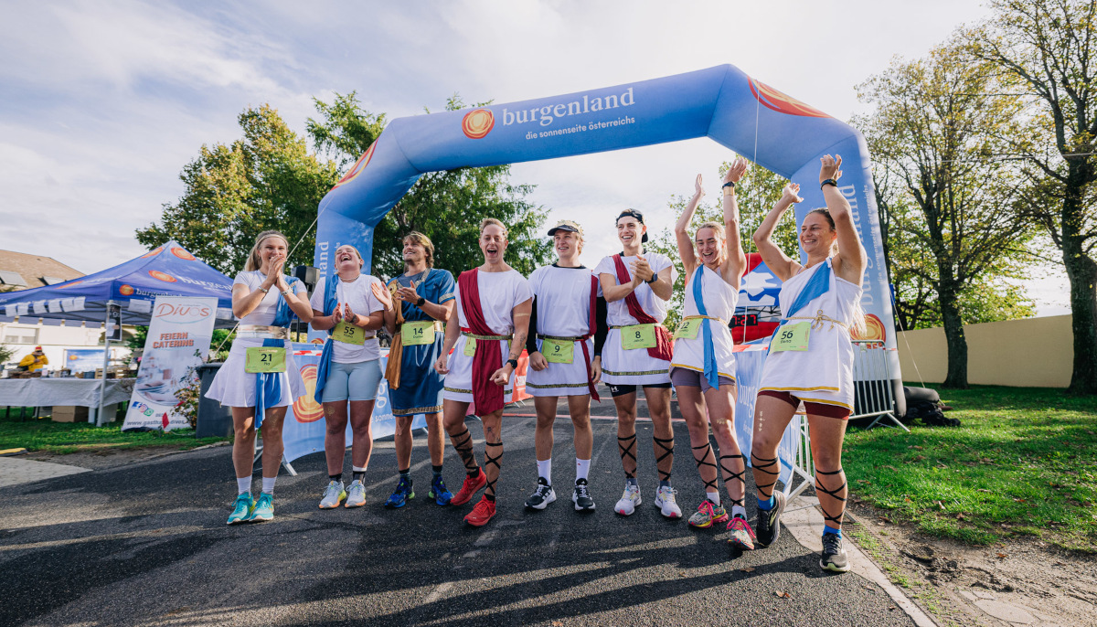 Laufen, lachen, Blaufränkisch: Dieser Marathon wird zum Genussfest